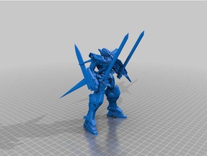 incroyable aia sao épée 3d l'impression 3d print model - Mito3D