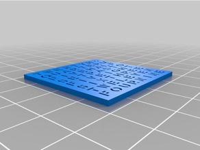 word clock Gesicht gadgets 8x8 led-matrix 3d print model - Mito3D