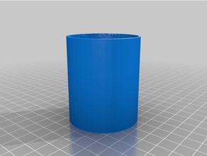 mon personnalisés cylindrique lithopane 2d l'art 3d print model - Mito3D