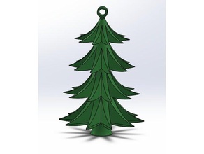 christmas tree ornament decor decoration holiday winter xmas ornaments 3d print model - Mito3D