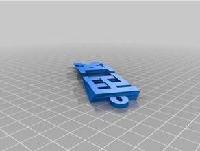 felix text name keyring keyfob Schlüsselanhänger angepasst 3d print model - Mito3D