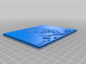 panel2 2d art customized 3d print model - Mito3D