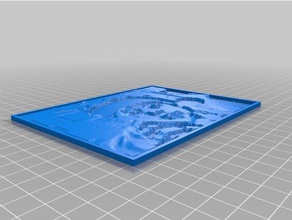 panel3 2d art customized 3d print model - Mito3D