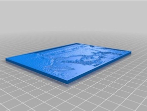 panel8 2d art customized 3d print model - Mito3D