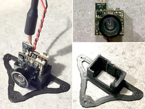 lame inductrix vm275t crazepony fpv support de caméra minuscule whoop les jouets jeux qx90 3d print model - Mito3D