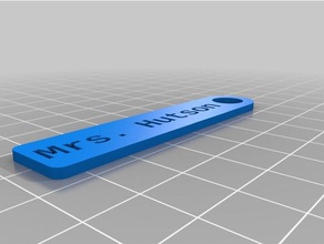 il mio personalizzato simplekey tag organizzazione 3d print model - Mito3D