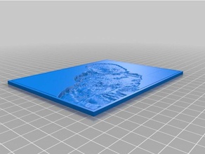 panel1 2d art customized 3d print model - Mito3D