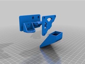 meine angepassten hot-end-mount-generator für verschiedene Kutschen hot ends Optionen 3d Drucker Teile 3d print model - Mito3D