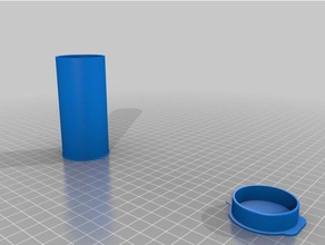 shave stick case containers customized 3d print model - Mito3D