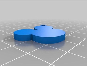 mickey mouse portachiavi i segni loghi 3d print model - Mito3D