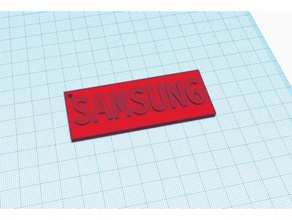 samsung trousseau de clés des signes logos 3d print model - Mito3D