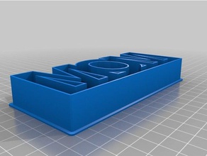 mom cookie cutter kitchen dining customized 3d print model - Mito3D