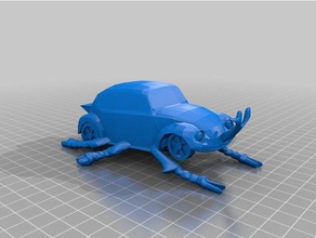 kınkanatlı böcek 3d baskı 3d print model - Mito3D