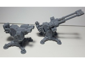 sabre gun turret mk6r games astra militarum imperial guard imperium space marine wargaming warhammer 40k 3d print model - Mito3D