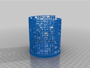 serenity prayer cup math art customized 3d print model - Mito3D