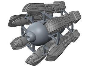 sw giden uçuş 3d baskı koloni gemisi scifi uzay star wars starschip 3d print model - Mito3D