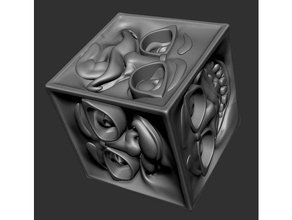 cubeface i dadi gioco di 3d print model - Mito3D