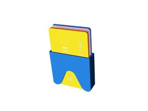 stacking card holder accessories credit 3d print model - Mito3D