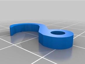 hameçon simple einfacher haken passe-temps grue à crochet les crochets redimensionnables 3d print model - Mito3D