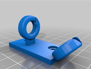 anet a8 extruder montiert filament-guide 3d Drucker Teile omni-m505 3d print model - Mito3D