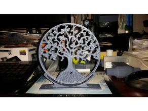 remix arbre vie 2d l'art 3d print model - Mito3D