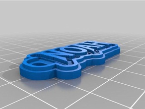 noah 6d keychains customized 3d print model - Mito3D