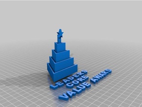 core values award 3d printing 3d print model - Mito3D
