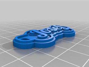 josef keychains customized 3d print model - Mito3D