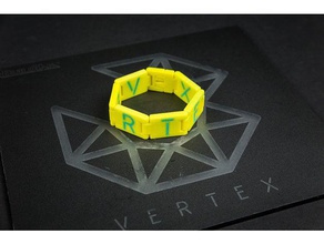vertex bracelet les bracelets flexible 8400 k8400 3d print model - Mito3D