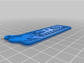 oma opa keychains customized 3d print model - Mito3D