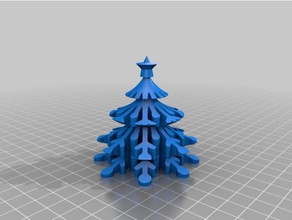 albero fiocchi arredamento 3d print model - Mito3D
