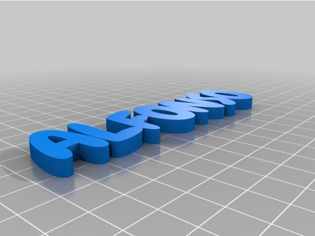 my customized iamburnystext name keyring keyfob organization 3D print model - Mito3D