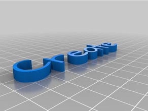 maker word create other customized 3d print model - Mito3D