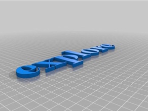 maker word explore other customized 3d print model - Mito3D