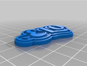 llavero elo navidad keychains customized 3d print model - Mito3D