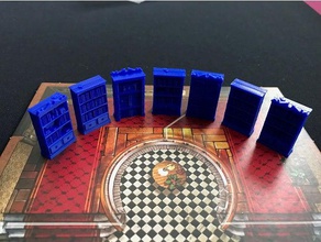 mansions madness furniture toy game accessories heroquest 3d print model - Mito3D