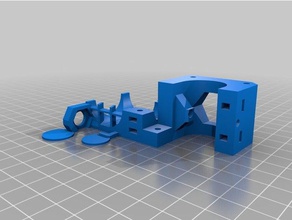 prusa i3 mk2 extrusora corpo adesão ajudantes 3d a impressora extrusoras 3d print model - Mito3D