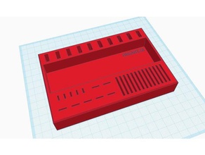 organizr organization box holder microsd organizer usb 3d print model - Mito3D