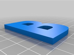 b A impressão 3d 3d print model - Mito3D