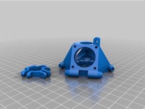 efector delta de la impresora 3d partes Impresora las piezas nivel automático efectoras kossel micromke 3d print model - Mito3D