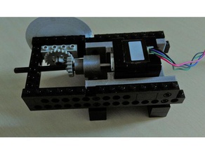 nema 14 stepper lego-adapter plus Gehäuse Bau Spielzeug 3d print model - Mito3D