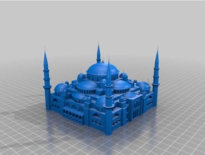 mezquita binalar yapılar 3d print model - Mito3D