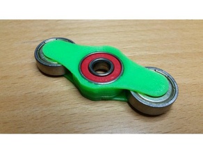 open wheel three bearing fidget spinner mechanical toys easy print 3d print model - Mito3D