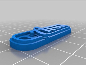 ana Schlüsselanhänger angepasst 3d print model - Mito3D