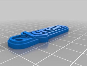 lorena keychains customized 3d print model - Mito3D