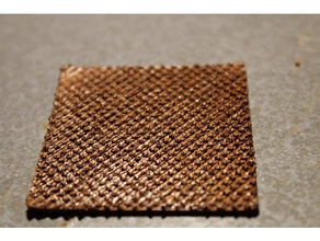 knurled surface 3d printing tests bump grip raise rough sample texture 3d print model - Mito3D