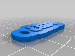 elisa pc chaveiros personalizado 3d print model - Mito3D