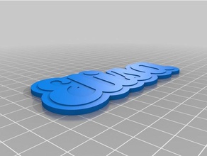 elisa keychains customized 3d print model - Mito3D