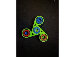 triforce dedo fidget spinner los juguetes juegos 3d print model - Mito3D