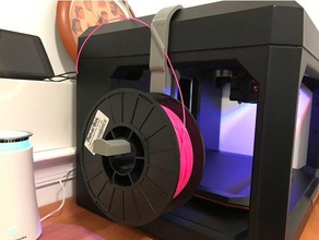 replicator spool holder new improved 3d printer accessories plus 3d print model - Mito3D